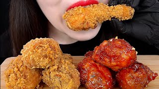 Spicy KFC Fried Chicken 🍗 leg piece | Uj Food Eating|McDonald's #food #trending #viral