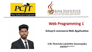 E-Shop Project | Task 17 | Web Programming 01 | Java Institute