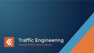 Kentik Traffic Engineering Demo