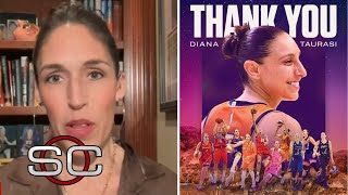 ESPN SC | GOAT 🐐! - Rebecca Lobo reacts to Diana Taurasi retiring from the WNBA after 20 seasons