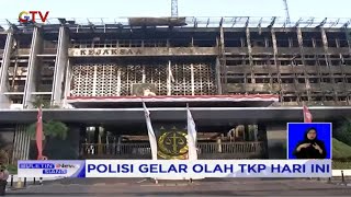 Tim Gabungan Kepolisian Gelar Olah TKP di Gedung Kejaksaan Agung RI - BIS 24/08