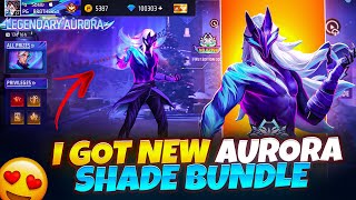 I GOT NEW AURORA SHADE BUNDLE 🤯 GARENA FREE FIRE MAX 🤩🔥 #freefire