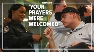 LMPD officer shot during bank mass shooting released from hospital after months of recovery