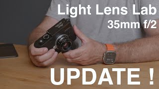 Light Lens Lab 35mm f/2 (8 Element) - UPDATE!