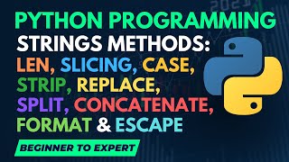 Python String Methods: Complete Guide with Examples | In Hindi