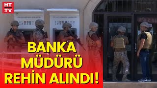 Antalya'da banka müdürü, şubede rehin alındı!