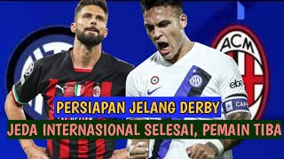 JEDA INTERNASIONAL SELESAI🔥 INTER PERSIAPAN DERBY 🔵⚫PEMAIN INTER KEMBALI LATIHAN🔥 BERITA INTER