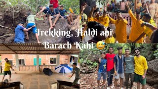 Ep. 2 Trekking, Haldi ani Barach kahi 😜 | Kotluk Guhagar | Kokan | Jungle trekking | Haldi Dance🕺