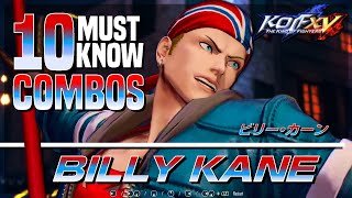 10 Must Know Billy Kane Combos for King of Fighters 15