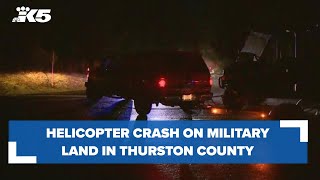 Helicopter crash in Thurston County