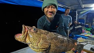 mancing malam di karang kelurahan tanjung lesung....bonusnya banyak!!!