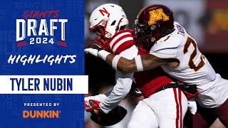 HIGHLIGHTS: Tyler Nubin | Giants Draft | Minnesota Safety