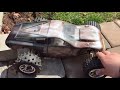 traxxas nitro hawk vintage rc car running