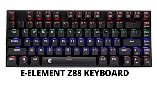 Unboxing the E-element z-88 keyboard