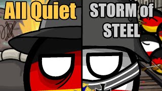 All Quiet on the Western Front vs. The Storm of Steel | Polandball/Countryball Literature & History