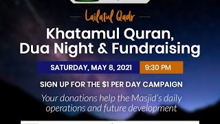 Khatamul Quran May 8th, 2021