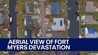 Hurricane Ian damage: New drone video shows destruction in Ft. Myers