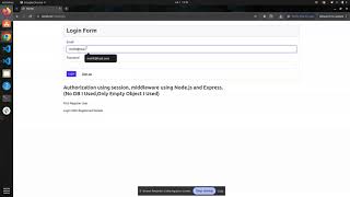 Node.js Authentication System Without Database | Express, Sessions, Middleware Tutorial