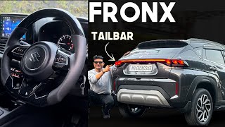 SUZUKI FRONX PREMIUMLY UPGRADED with SPORTY STEERING, Tailbar \u0026 Interior | 📞7977493577