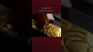 刻在线条起伏中的灵魂之美！#琳朝真手工 #原创珠宝设计 #奢侈品 #黄金珠宝 #让人叹为观止的手艺