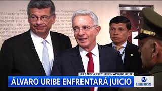 Juez negó precluir caso contra expresidente Álvaro Uribe Vélez