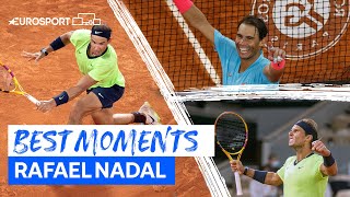 Top 10 Rafael Nadal | Roland Garros | Eurosport Tennis