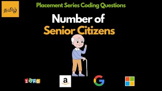 One Line Solution - Number of Senior citizens - Leetcode 2678