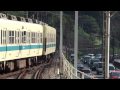 箱根湯本駅小田急5000形各停新松田行5056編成