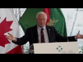 address by his excellency the right honourable david johnston at the official opening