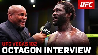 Jared Cannonier Octagon Interview | UFC Vegas 102