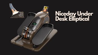 Niceday Under Desk Elliptical, Fully Assembled, Quiet Seated Elliptical