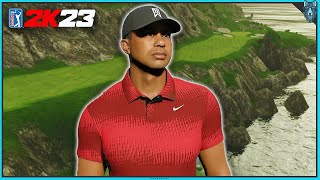 PLAYING THE HIGHLANDS WITH TIGER WOODS...  (PGA TOUR 2K23 Gameplay)