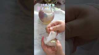 【DIY】フラワーレジンポット作りショート動画 #ハンドメイドゆずりりー #レジン #2液性レジン