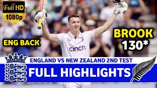 England Vs New Zealand 2nd Test Day 1 Highlights 2024 | ENG VS NZ