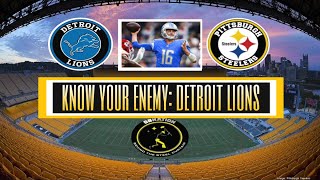 Know Your Enemy: Getting acquainted with the Steelers’ Week 10 enemy, the Detroit Lions