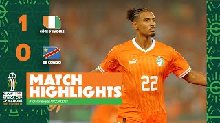 HIGHLIGHTS | Côte d'Ivoire 🆚 DR Congo | #TotalEnergiesAFCON2023 - Semi Finals