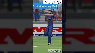 Mohammed Shami Bowled vs NZ | Ind vs NZ #shorts #viral #trending