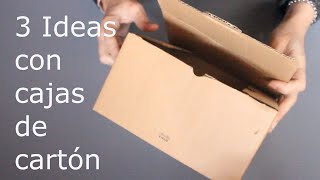 3 Amazing Ideas to Take Advantage of Cardboard Boxes - DIY - Easy Crafts