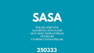 SASA - Teknik Analiz Eğitim Serisi 2023 | SASA Hisse Teknik Analiz | #SASA Hisse Senedi Yorum