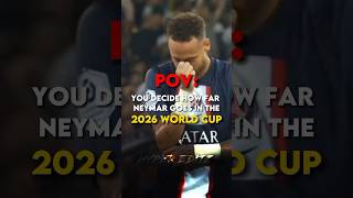 You decide how far Neymar goes in the 2026 World Cup 🥶🔥😈 #HyperTo2K