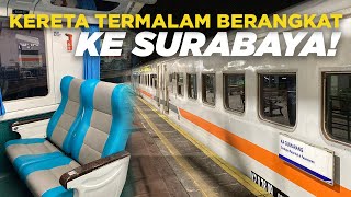 KERETA MALAM KELAS CAMPURAN BISNIS - EKSEKUTIF KE SURABAYA! Naik Kereta Gumarang Jakarta Surabaya