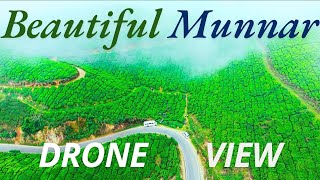 Amazing Munnar with Drone Eye | MUNNAR most beautiful Place in south India | Drone shots  DJI Air3S