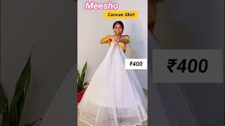 Perfect can can skirt For under ₹500🤗 #cancan #skirt #meesho #haul #trending #explore #viralvideo