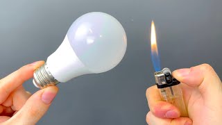 No Soldering! Repair Broken Led Lamp Using Only Flame