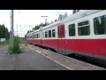 lähijuna h saapuu hyvinkäälle. commuter train h arrives to hyvinkää