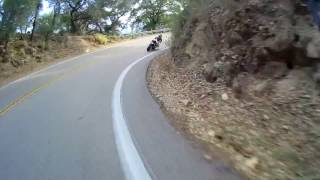 CBR600RR Chasing CBR650F and ZX6R down Palomar Mountain