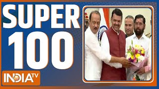 Super 100: Maharashtra Cabinet Expension | PM Modi | Parliament Session | Breaking | Sambhal