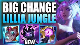 RIOT MADE MASSIVE CHANGES & THEY GREATLY BENEFIT LILLIA JUNGLE! - Gameplay Guide