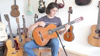 Eduardo Ferrer 1971 - spectacular sounding classical guitar - huge old world Spanish guitar sound