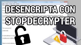 Desencripta tus ficheros encriptados con STOPDecrypter y STOPDjvu www.informaticovitoria.com